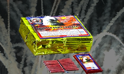 Are you ready to make some noise? Captain Boom carries firecrackers big and small. We have everything from packs of single crackers to huge rolls of up to 16,000 firecrackers.