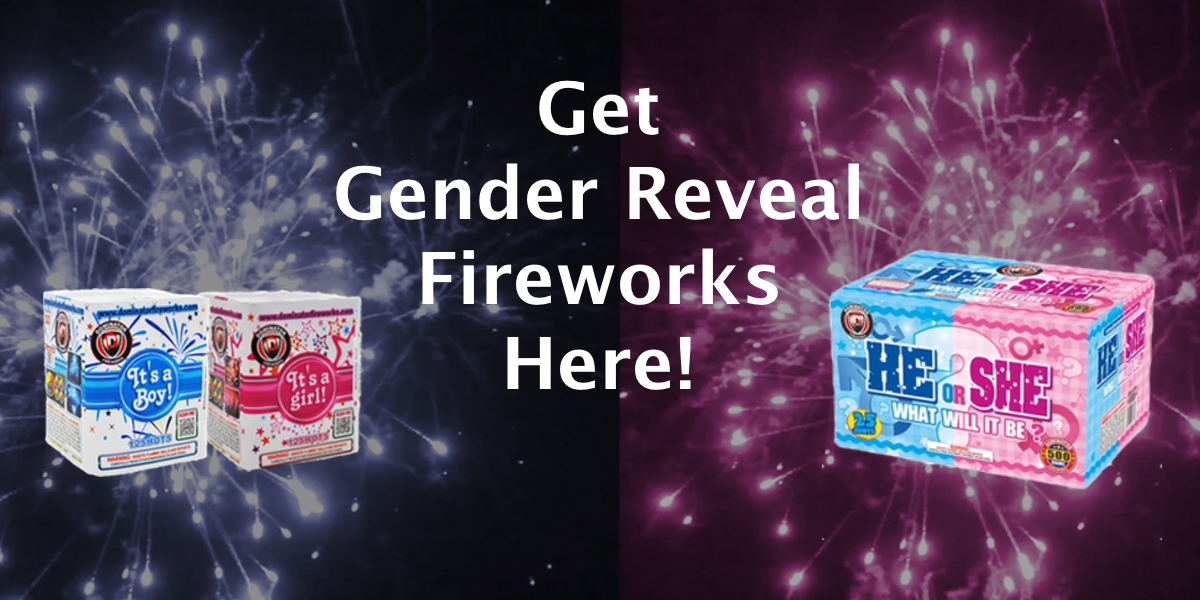 Shop Gender Reveal Fireworks Online At Captain Boom