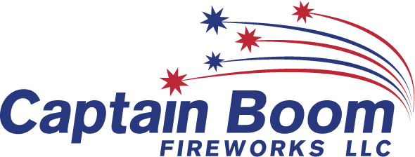 Logo of Captain Boom Fireworks LLC, A store to buy fireworks online for consumers.