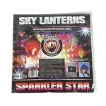 Sky Lantern Sparkler Star 10 Pk